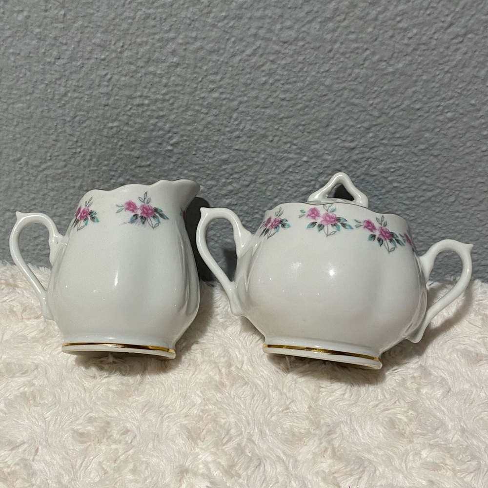 Vintage HB japan cream & sugar set